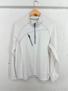 Sunice Men’s Large White & Gray Golf Pullover